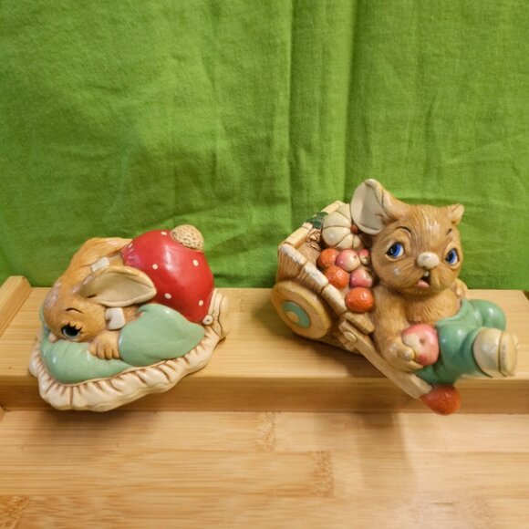 Pendelfin Stonecraft Bunny Rabbit DODGER & BARREL BOY - Lot of 2 READ - Picture 2 of 11